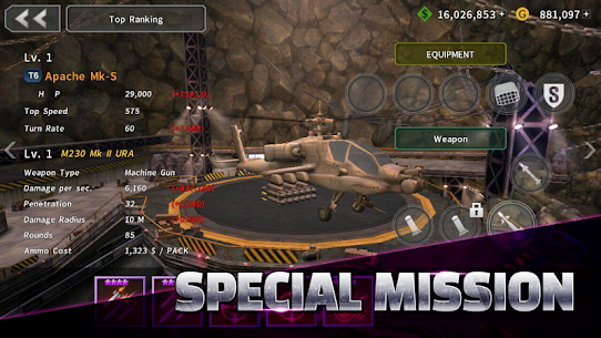 تحميل لعبة Gunship Battle مهكرة ومفتوحة كل المراحل 3